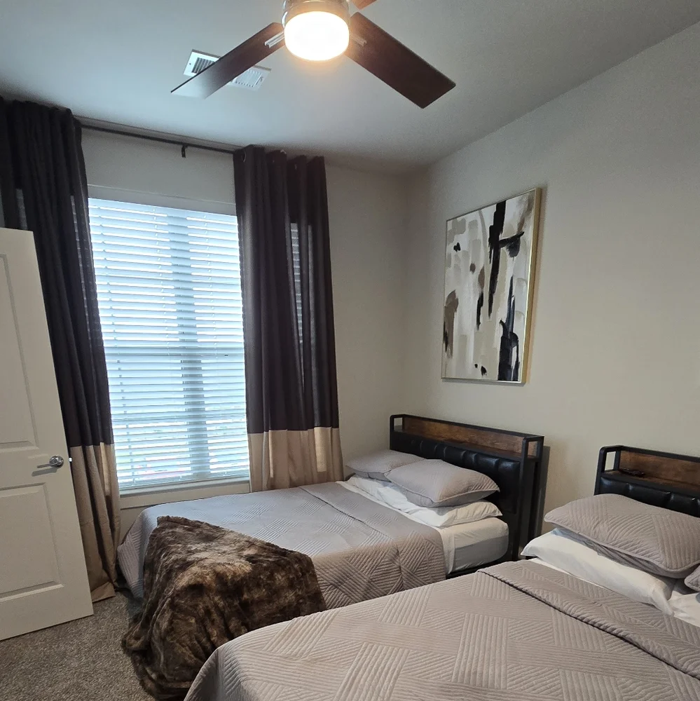 Kendall Elegant Brown and Tan Curtains